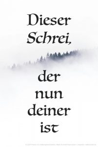 Saskia Dreßler: Dieser Schrei, der nun deiner ist (Platzhalter)